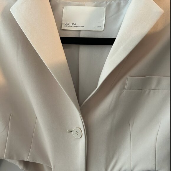 OAK AND FORT CREAM BLAZER DRESS - Picture 6 of 6